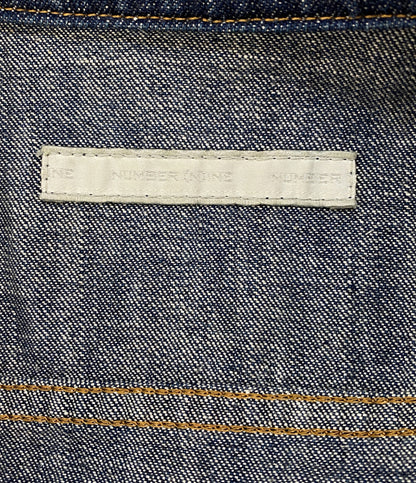NUMBER (N)INE ジップデニムジャケット アーカイブ ダメージ加工 02ss メンズ SIZE 4 ナンバーナイン