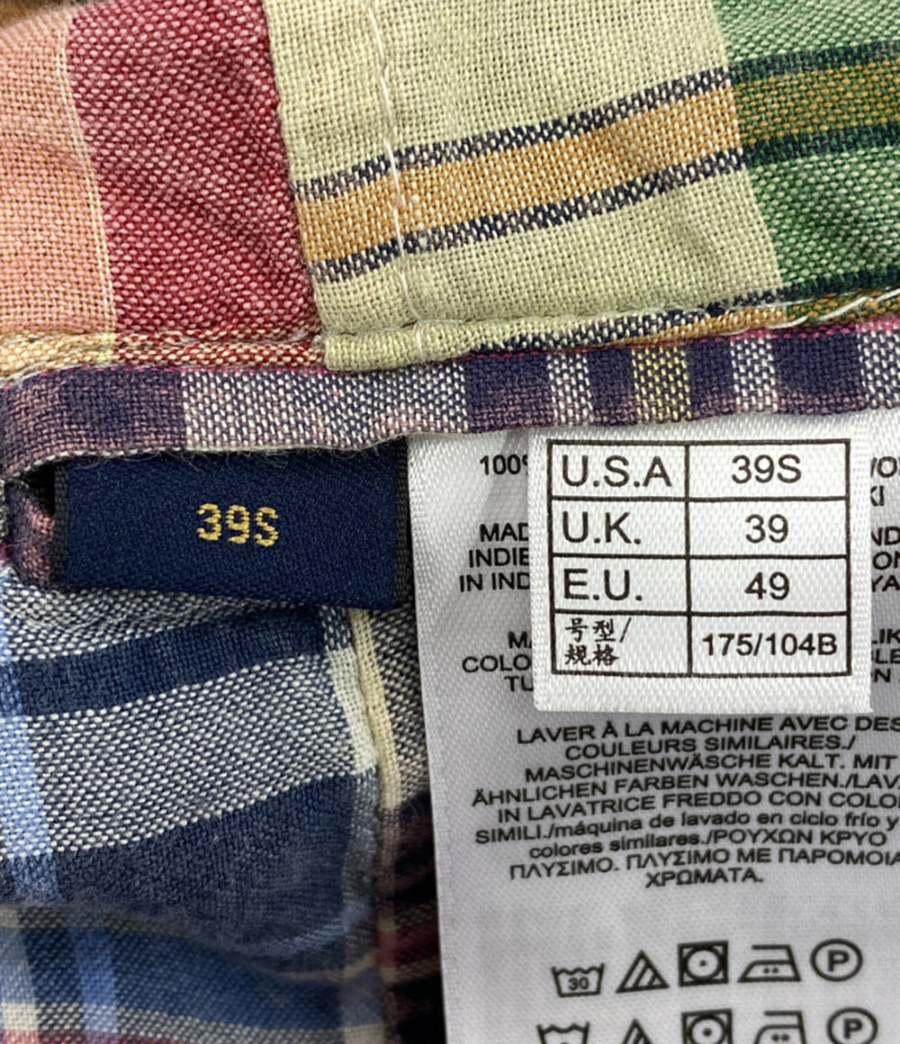 Brooks Brothers テーラードジャケット パッチワーク マドラスチェック メンズ SIZE 39S ブルックスブラザーズ