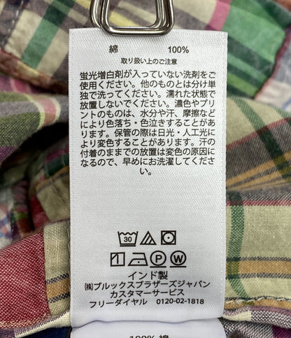 Brooks Brothers テーラードジャケット パッチワーク マドラスチェック メンズ SIZE 39S ブルックスブラザーズ