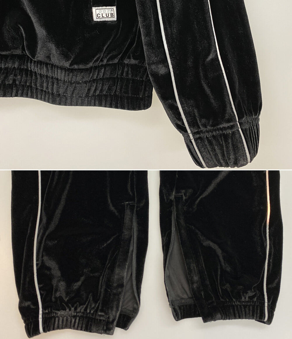 PRO CLUB プロクラブ ベロアセットアップ ブラック メンズ SIZE XL