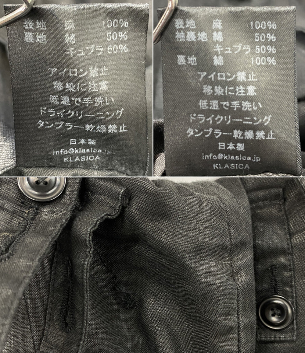 KLASICA クラシカ セットアップ DOUBLE FINISHED LINEN SET UP 20SS メンズ SIZE 4