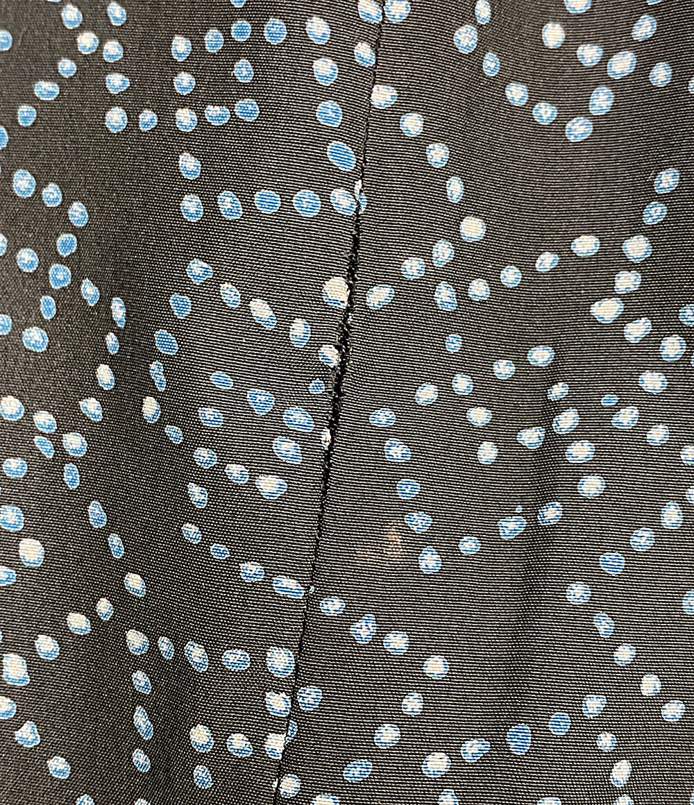 YOHJI YAMAMOTO POUR HOMME テーラードジャケット 袴期 総柄ドットシルクジャケット archive 12SS HB-J28-413 メンズ SIZE 3 ヨウジヤマモトプールオム