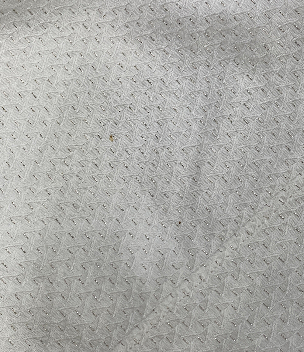 COMME des GARCONS SHIRT 長袖シャツ ラメ糸 ホワイト archive 90s メンズ SIZE M コムデギャルソンシャツ