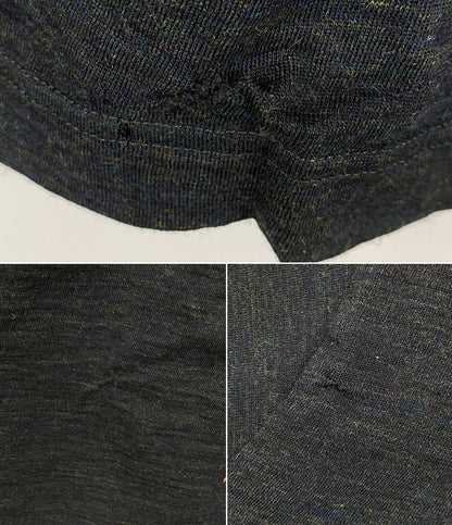 COMME des GARCONS SHIRT アーカイブ 縦糸デザインニット ダークグレー 90s メンズ SIZE M コムデギャルソンシャツ