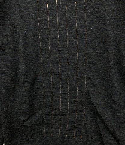COMME des GARCONS SHIRT アーカイブ 縦糸デザインニット ダークグレー 90s メンズ SIZE M コムデギャルソンシャツ