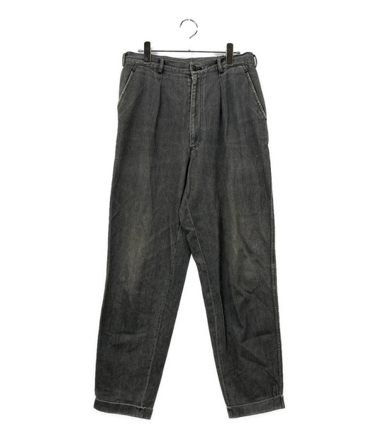 COMME des GARCONS HOMME PLUS アーカイブ パンツ デニムスラックス グレー 92SS メンズ SIZE M コムデギャルソンオムプリュス