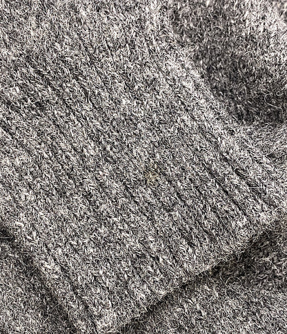 COMME des GARCONS HOMME ニット デカオム グレー archive 80s HN-090080 メンズ SIZE M コムデギャルソンオム