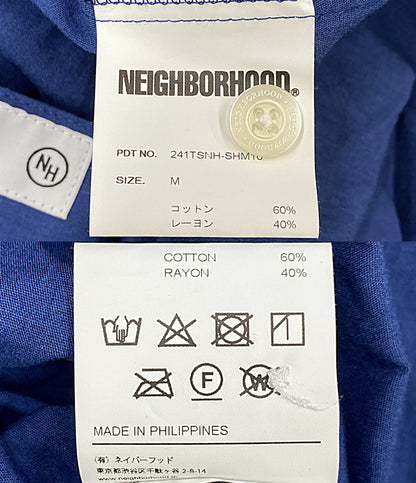 NEIGHBORHOOD 半袖シャツ SOLID-COLOR HAWAIIAN SHIRT SS 24SS 241TSNH-SHM10 メンズ SIZE M ネイバーフッド