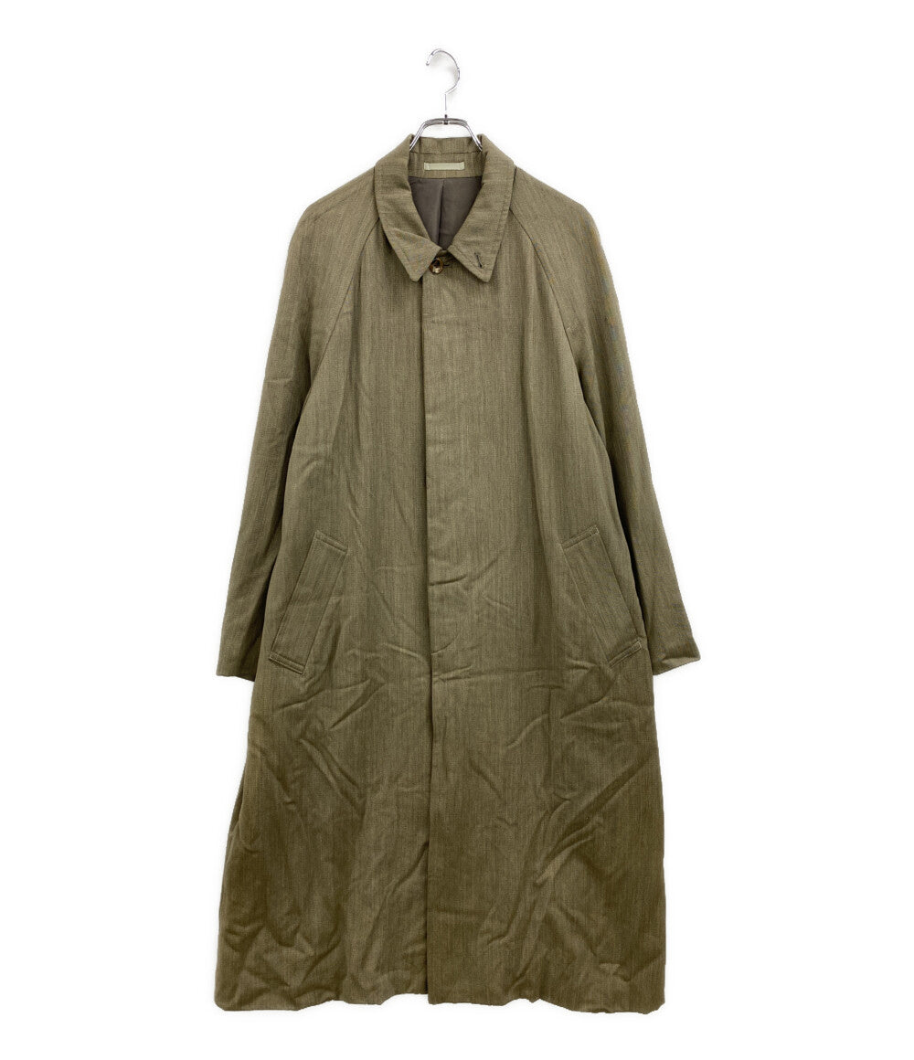 LQ Y's for men design エルキュー ウールステンカラーコート ベージュ 80s LJ-C07-122 メンズ SIZE L ワイズフォーメン