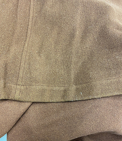 YOHJI YAMAMOTO POUR HOMME ウールメルトンステンカラーコート 丸文字 ブラウン 80s メンズ SIZE S ヨウジヤマモトプールオム