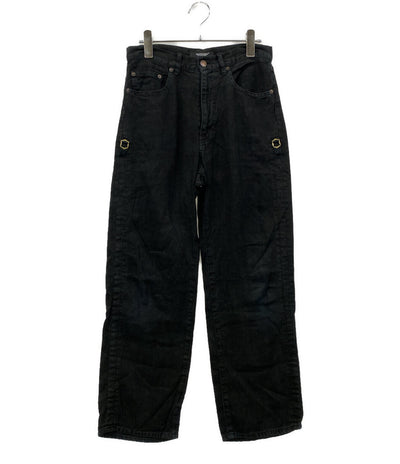 UNDERCOVER パンツ リネンアジャスターデニム ブラック 25ss メンズ SIZE 1 アンダーカバー