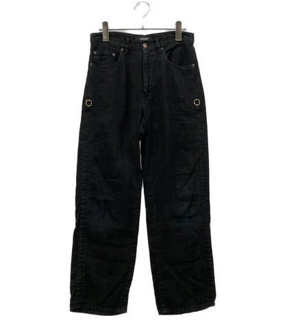 UNDERCOVER パンツ リネンアジャスターデニム ブラック 25ss メンズ SIZE 1 アンダーカバー