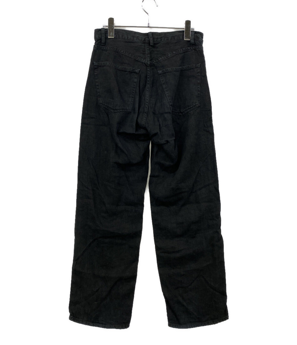 UNDERCOVER パンツ リネンアジャスターデニム ブラック 25ss メンズ SIZE 1 アンダーカバー