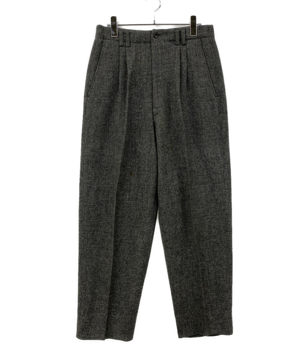 COMME des GARCONS HOMME ウールメルトンパンツ グレー 80s HP-08033M メンズ SIZE M コムデギャルソンオム