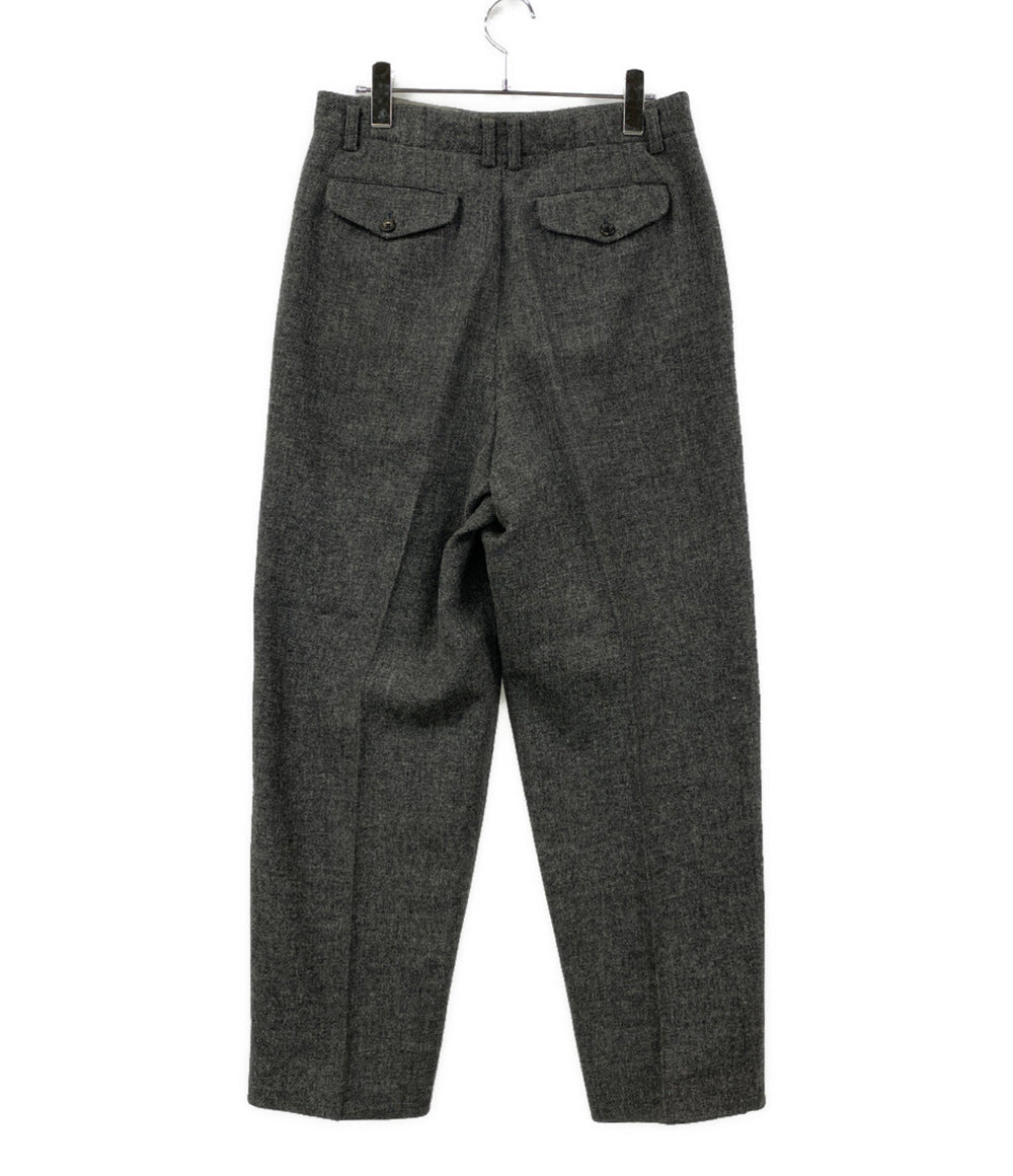 COMME des GARCONS HOMME ウールメルトンパンツ グレー 80s HP-08033M メンズ SIZE M コムデギャルソンオム