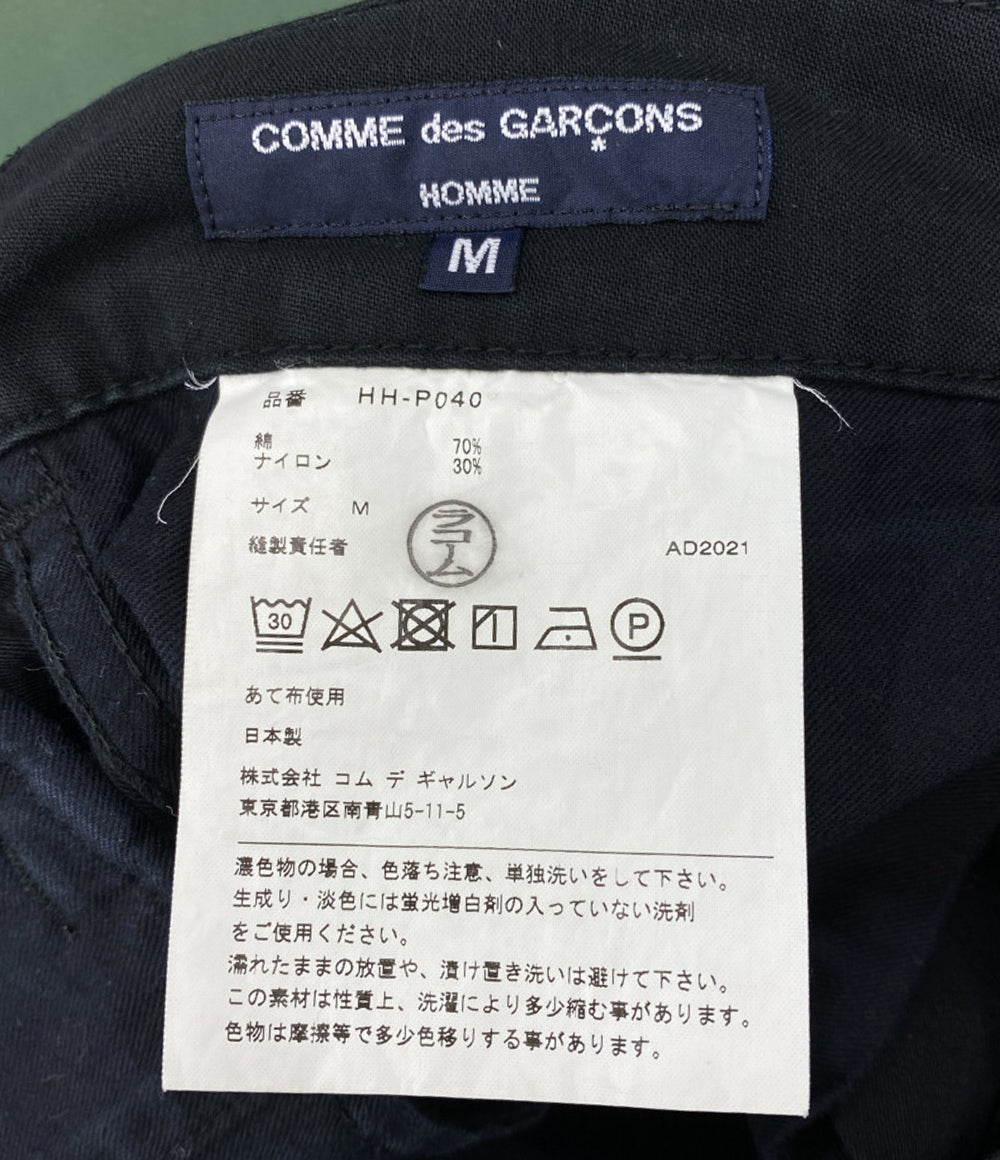 COMME des GARCONS HOMME 2タックコットンナイロンパンツ HH-P040 メンズ SIZE M コムデギャルソンオム