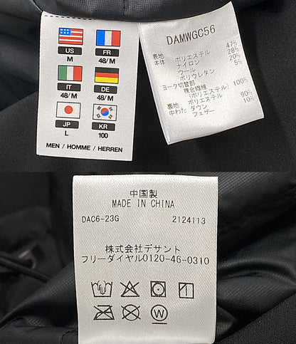 DESCENTE ALLTERRAIN ダウンジャケット ブラック DAMWGC56 メンズ SIZE L デサント オルテライン