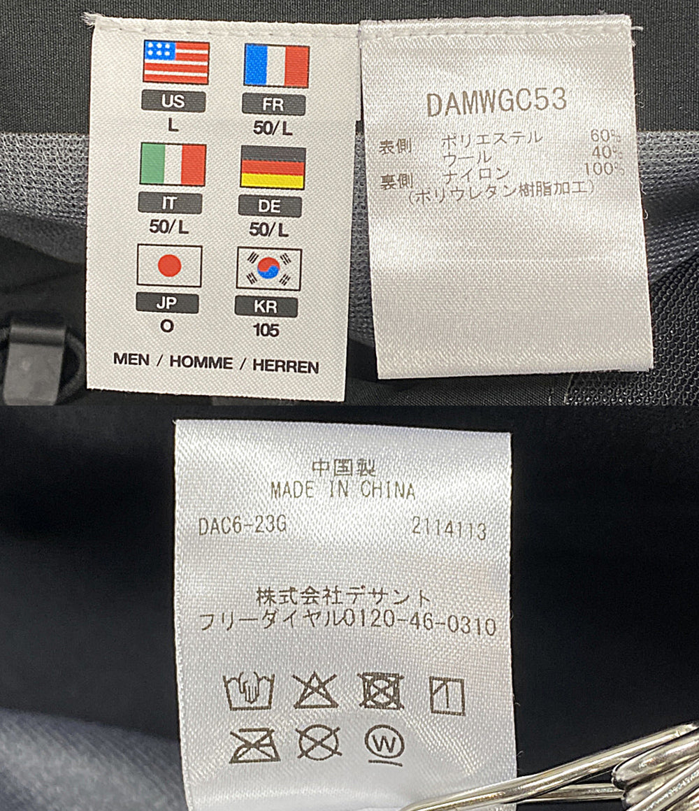 DESCENTE ALLTERRAIN マウンテンパーカー HARD SHELL WOOL BLOUSON DAMWGC53 メンズ SIZE O デサント オルテライン