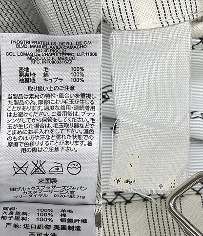 Brooks Brothers テーラードジャケット BLACK FLEECE 金ボタン ブラック メンズ SIZE BB2 ブルックスブラザーズ