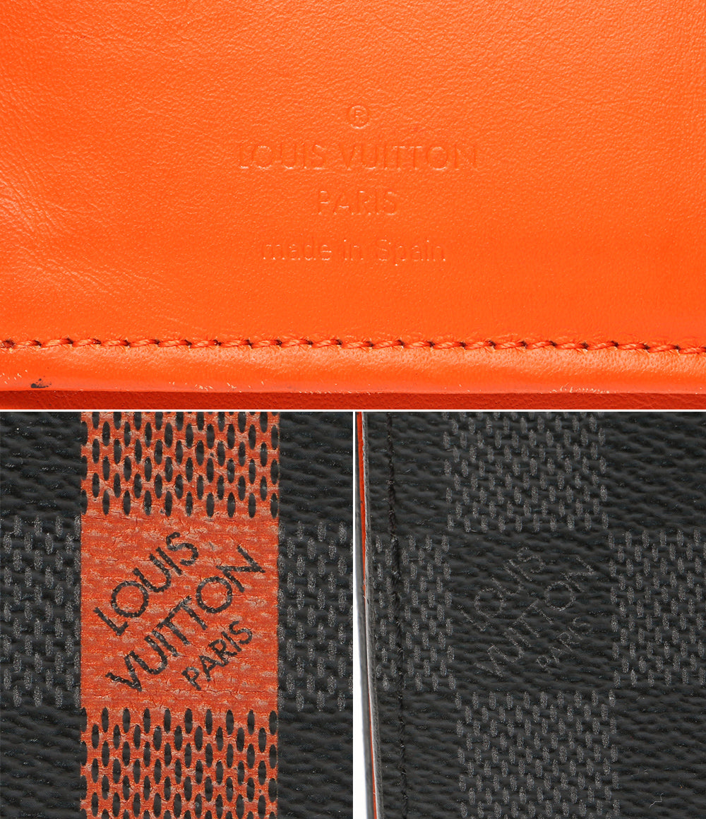 LOUIS VUITTON 長財布 ダミエグラフィット ポルトフォイユ・ブラザ メンズ ルイ・ヴィトン