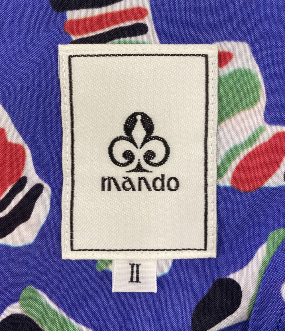 mando 半袖シャツ PATTERN S S SHIRTS メンズ SIZE 2 マンド