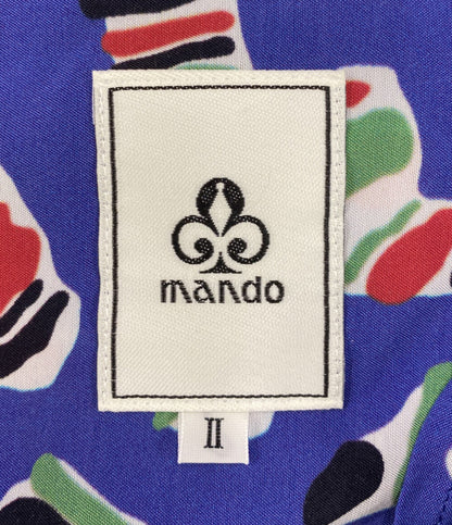 mando 半袖シャツ PATTERN S S SHIRTS メンズ SIZE 2 マンド