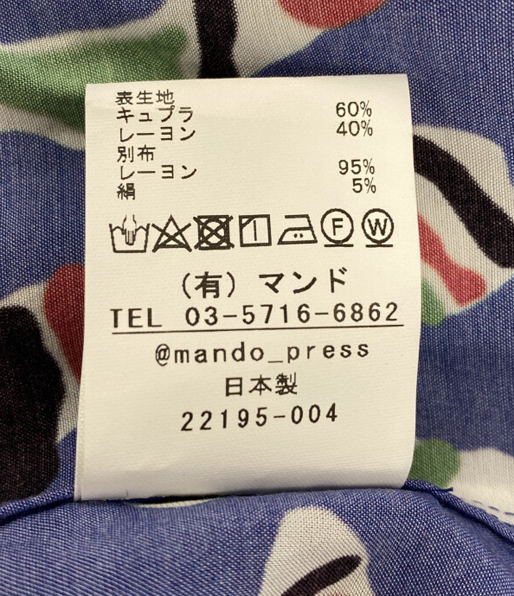 mando 半袖シャツ PATTERN S S SHIRTS メンズ SIZE 2 マンド