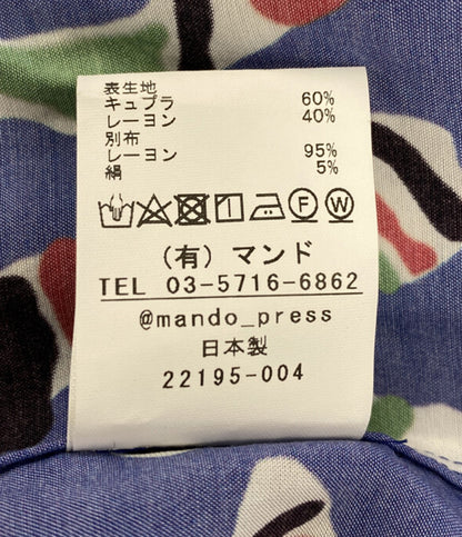 mando 半袖シャツ PATTERN S S SHIRTS メンズ SIZE 2 マンド
