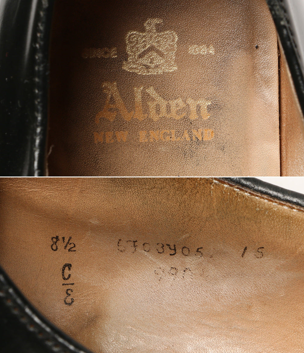 ALDEN ドレスシューズ 990 プレーントゥ コードバン ブラック メンズ SIZE 8 1/2 オールデン