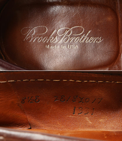 Brooks Brothers ローファー 1331 alden コードバン ブラウン メンズ SIZE 8 1/2 ブルックスブラザーズ