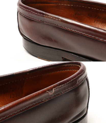 Brooks Brothers ローファー 1331 alden コードバン ブラウン メンズ SIZE 8 1/2 ブルックスブラザーズ