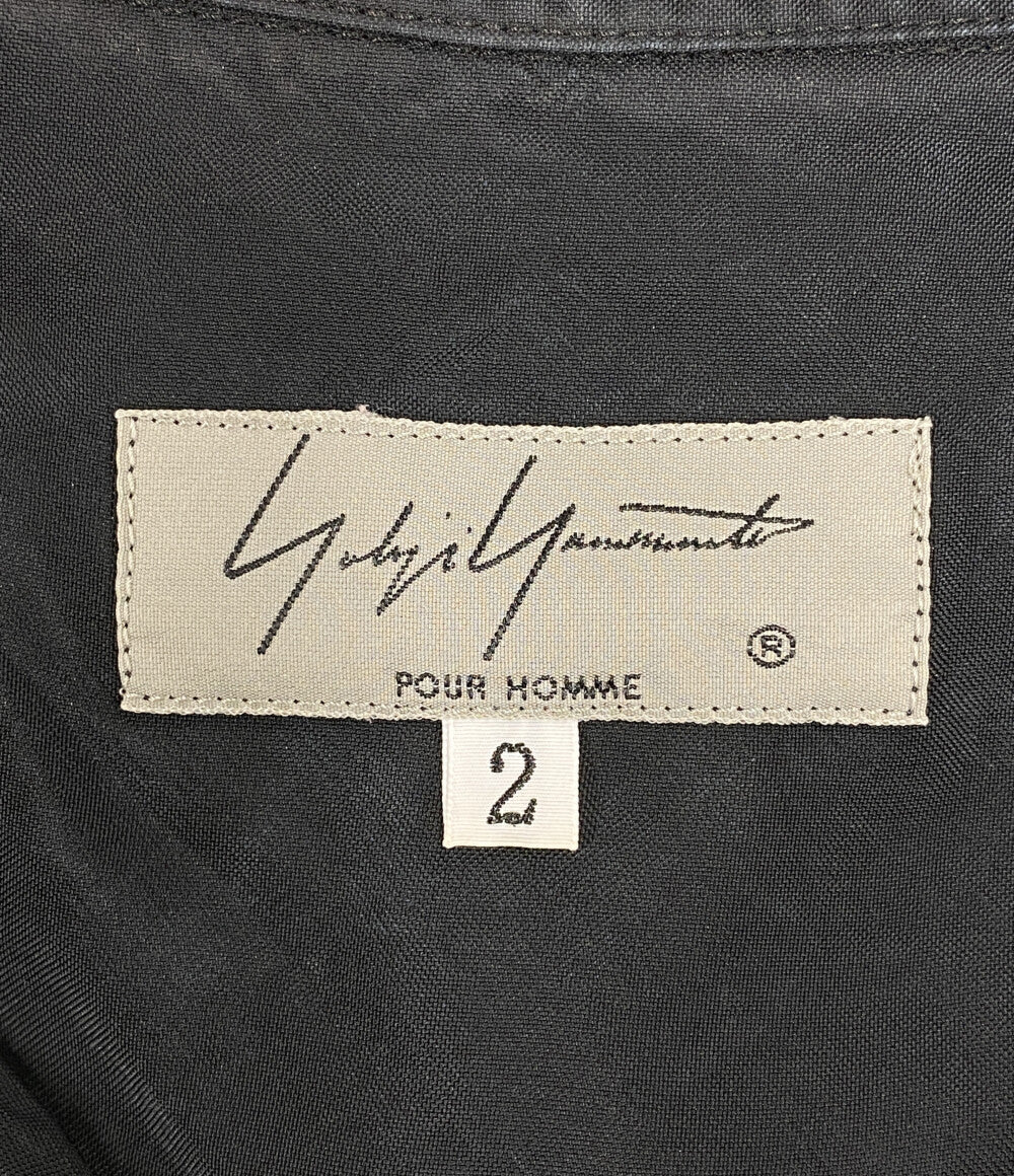 YOHJI YAMAMOTO 半袖シャツ HN-B68-245 20SS メンズ SIZE 2 ヨウジヤマモト
