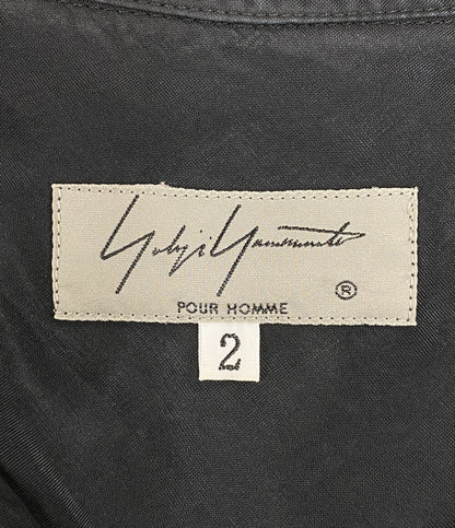YOHJI YAMAMOTO 半袖シャツ HN-B68-245 20SS メンズ SIZE 2 ヨウジヤマモト
