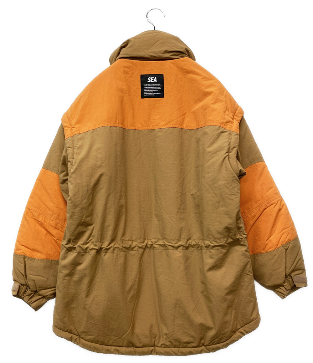 WIND AND SEA 中綿ジャケット デタッチャブルブルゾン WDS-19A-JK-04 メンズ SIZE M ウィンダンシー