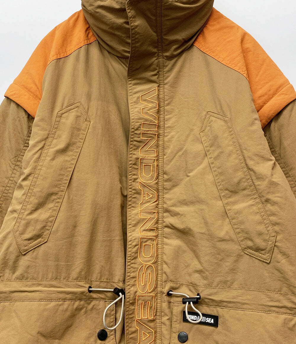 WIND AND SEA 中綿ジャケット デタッチャブルブルゾン WDS-19A-JK-04 メンズ SIZE M ウィンダンシー