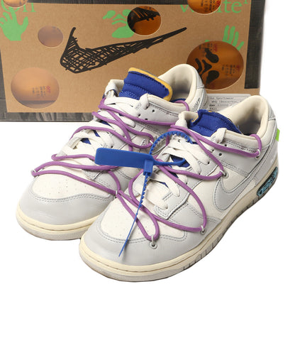 NIKE×OFF-WHITE オフホワイト スニーカー DUNK LOW 1 OF 50 LOT 48 DM1602-107 メンズ SIZE 27cm ナイキ