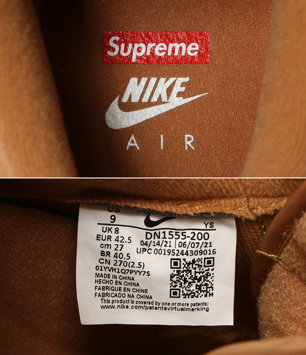 NIKE×Supreme シュプリーム スニーカー AIR FORCE1 LOW DN1555-200 メンズ SIZE 27cm ナイキ