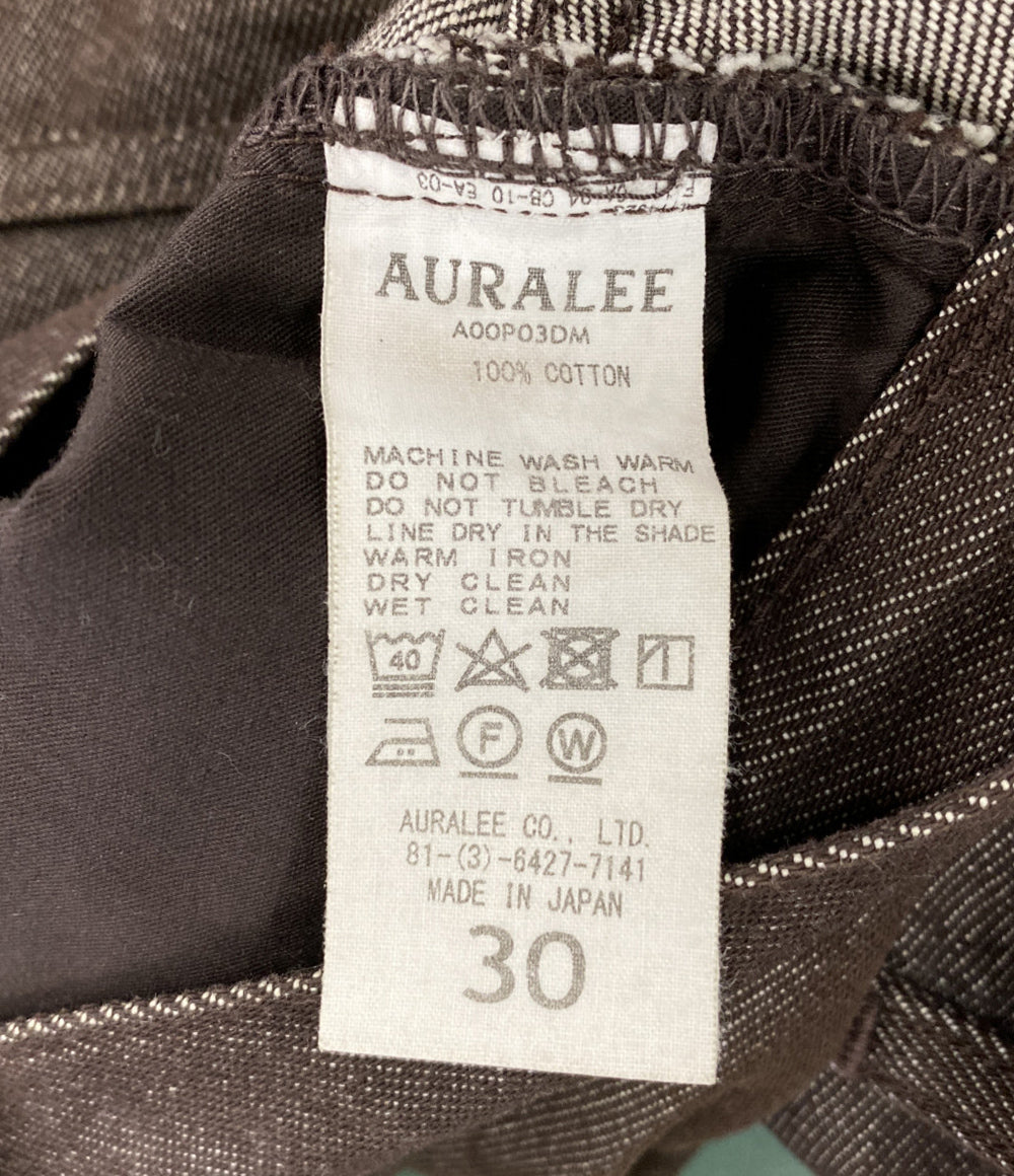 AURALEE デニムパンツ HARD TWIST DENIM WIDE PANTS メンズ SIZE 30 オーラリー
