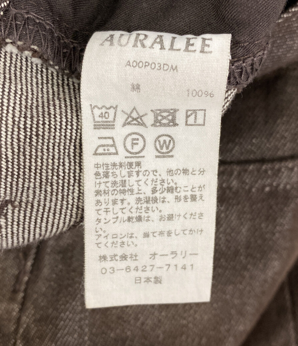 AURALEE デニムパンツ HARD TWIST DENIM WIDE PANTS メンズ SIZE 30 オーラリー