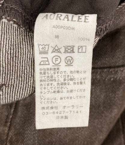 AURALEE デニムパンツ HARD TWIST DENIM WIDE PANTS メンズ SIZE 30 オーラリー