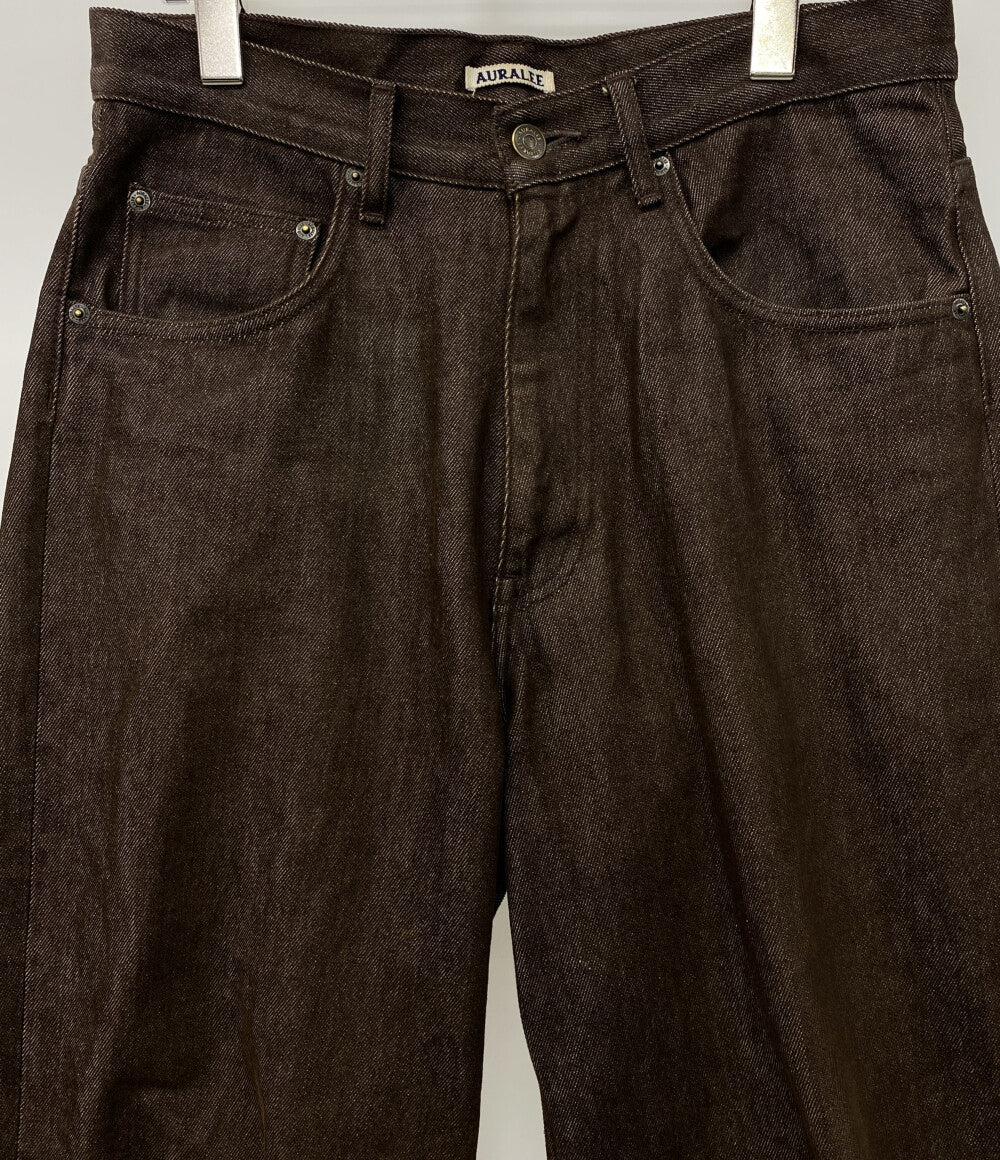 AURALEE デニムパンツ HARD TWIST DENIM WIDE PANTS メンズ SIZE 30 オーラリー