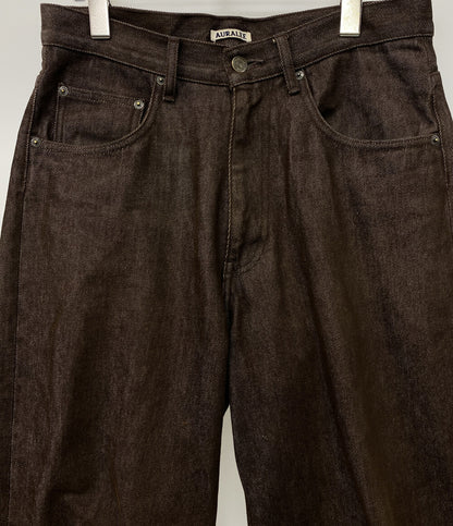 AURALEE デニムパンツ HARD TWIST DENIM WIDE PANTS メンズ SIZE 30 オーラリー