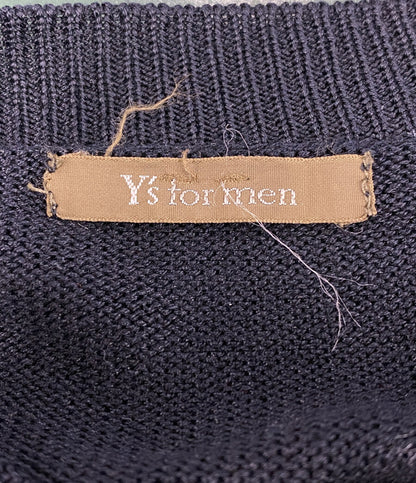 Y’s for men アーカイブ シルクニット ブラック クルーネック 90-00s MZ-K05-400 メンズ SIZE - ワイズフォーメン