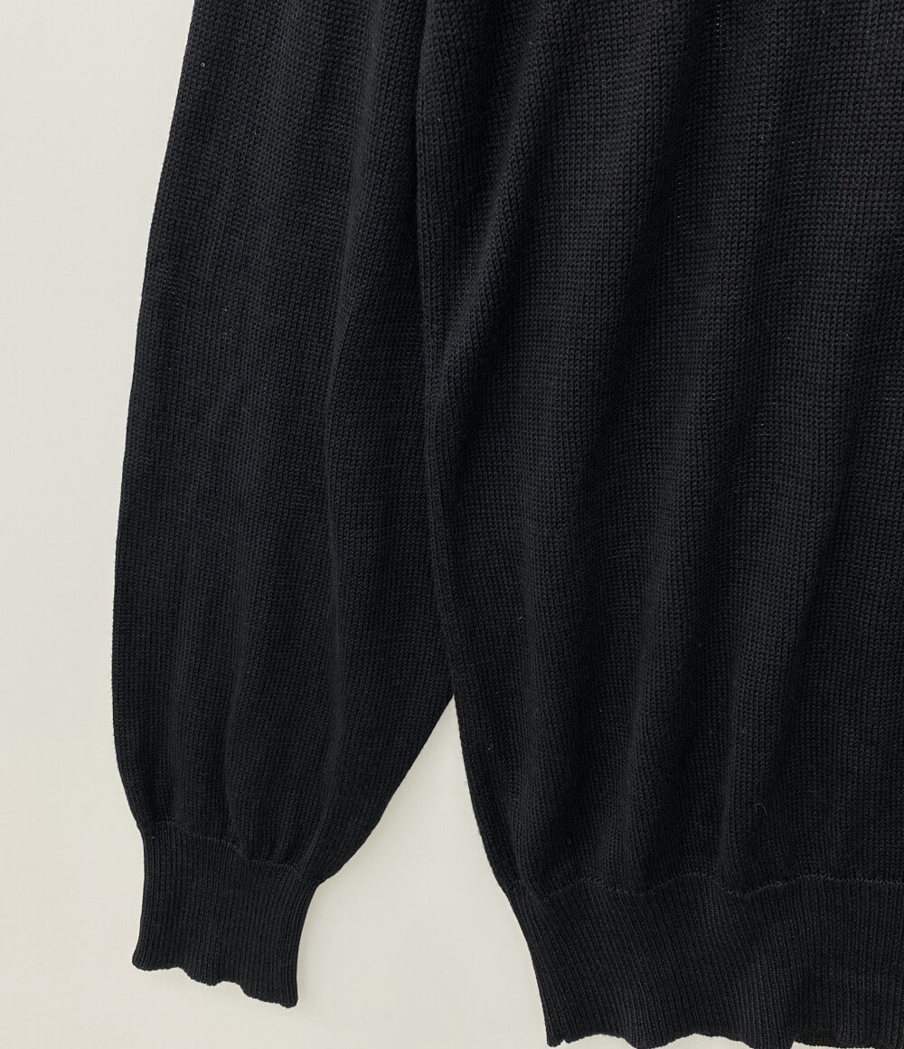 Y’s for men アーカイブ シルクニット ブラック クルーネック 90-00s MZ-K05-400 メンズ SIZE - ワイズフォーメン
