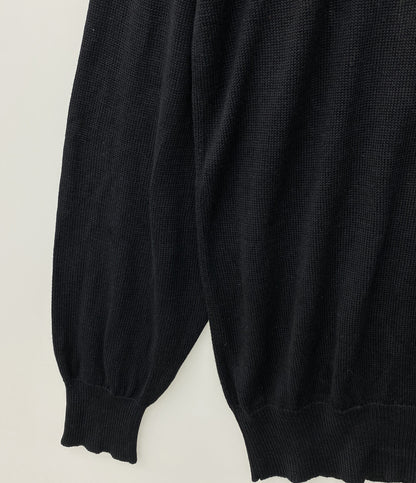 Y’s for men アーカイブ シルクニット ブラック クルーネック 90-00s MZ-K05-400 メンズ SIZE - ワイズフォーメン