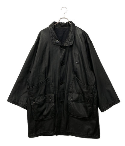 ISSEY MIYAKE イッセイミヤケ アーカイブ リバーシブルラムレザーコート 80s I.S. メンズ SIZE 9 イッセイミヤケ