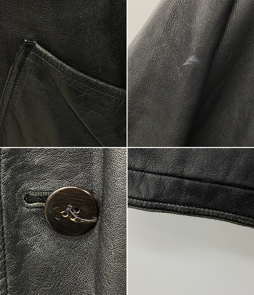 ISSEY MIYAKE イッセイミヤケ アーカイブ リバーシブルラムレザーコート 80s I.S. メンズ SIZE 9 イッセイミヤケ