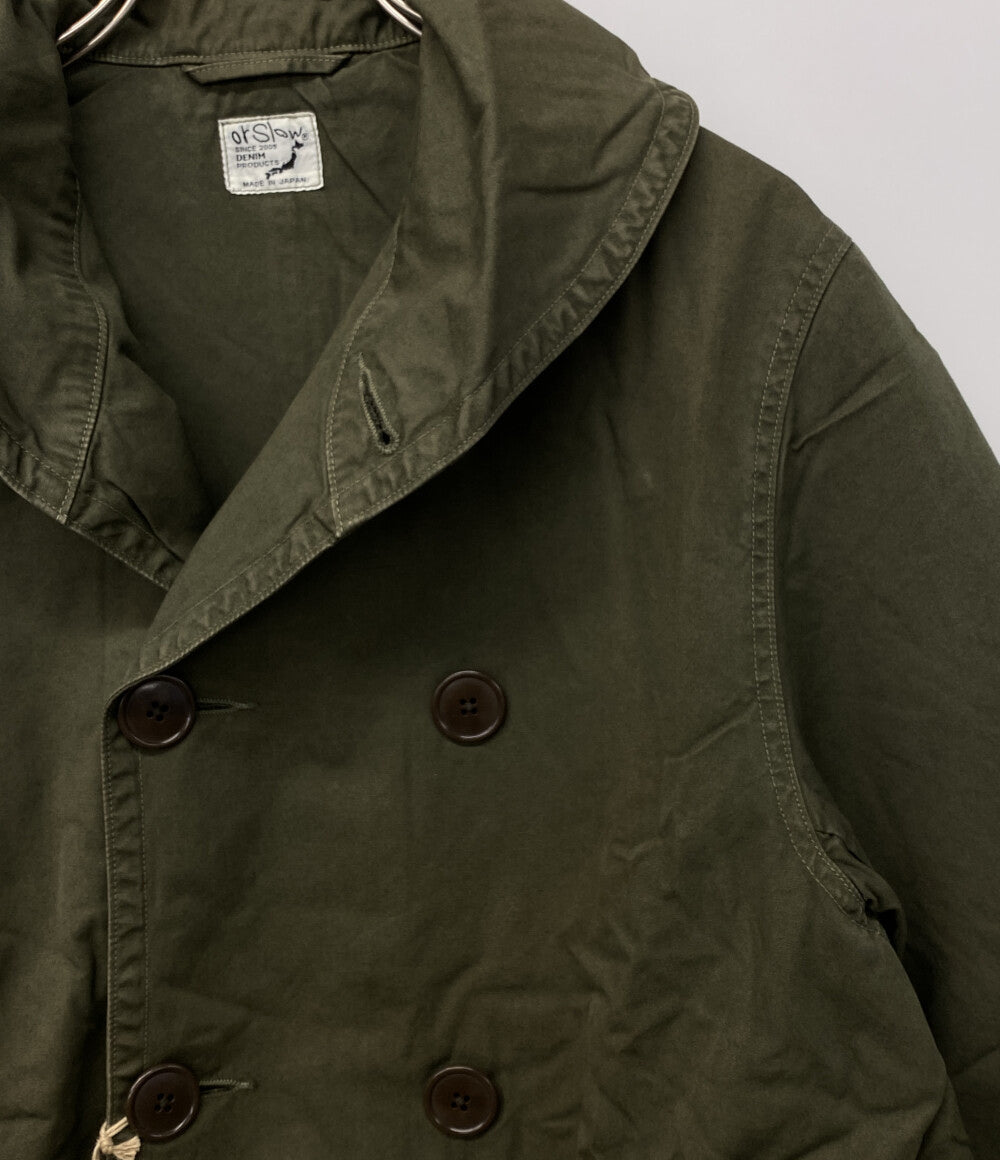 orslow ショールカラーポプリンコート SHAWL COLLAR POPLIN COAT メンズ SIZE S オアスロウ