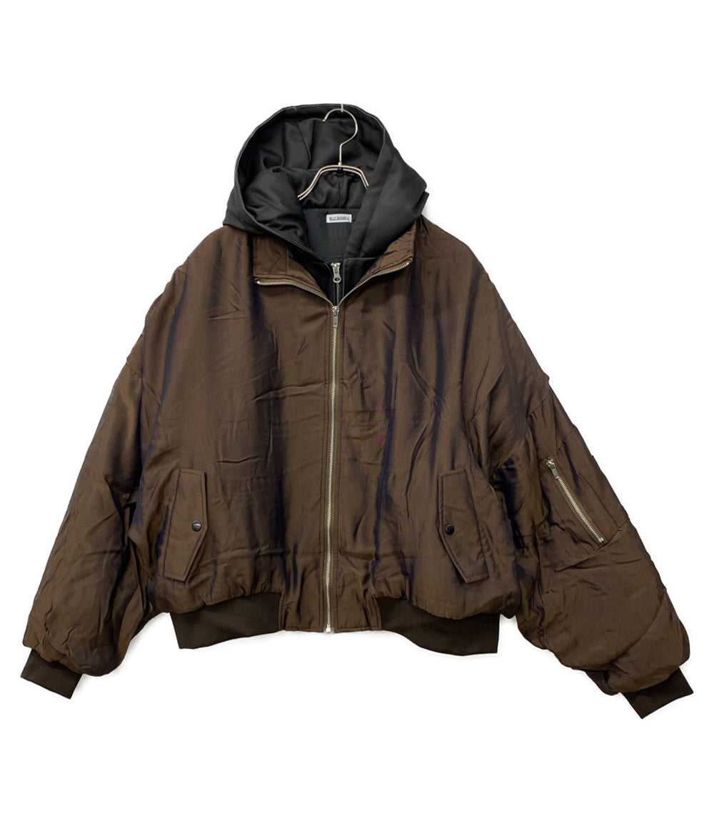 Willy Chavarria ウィリー チャバリア ナイロンフーデッドジップアップジャケット メンズ SIZE M
