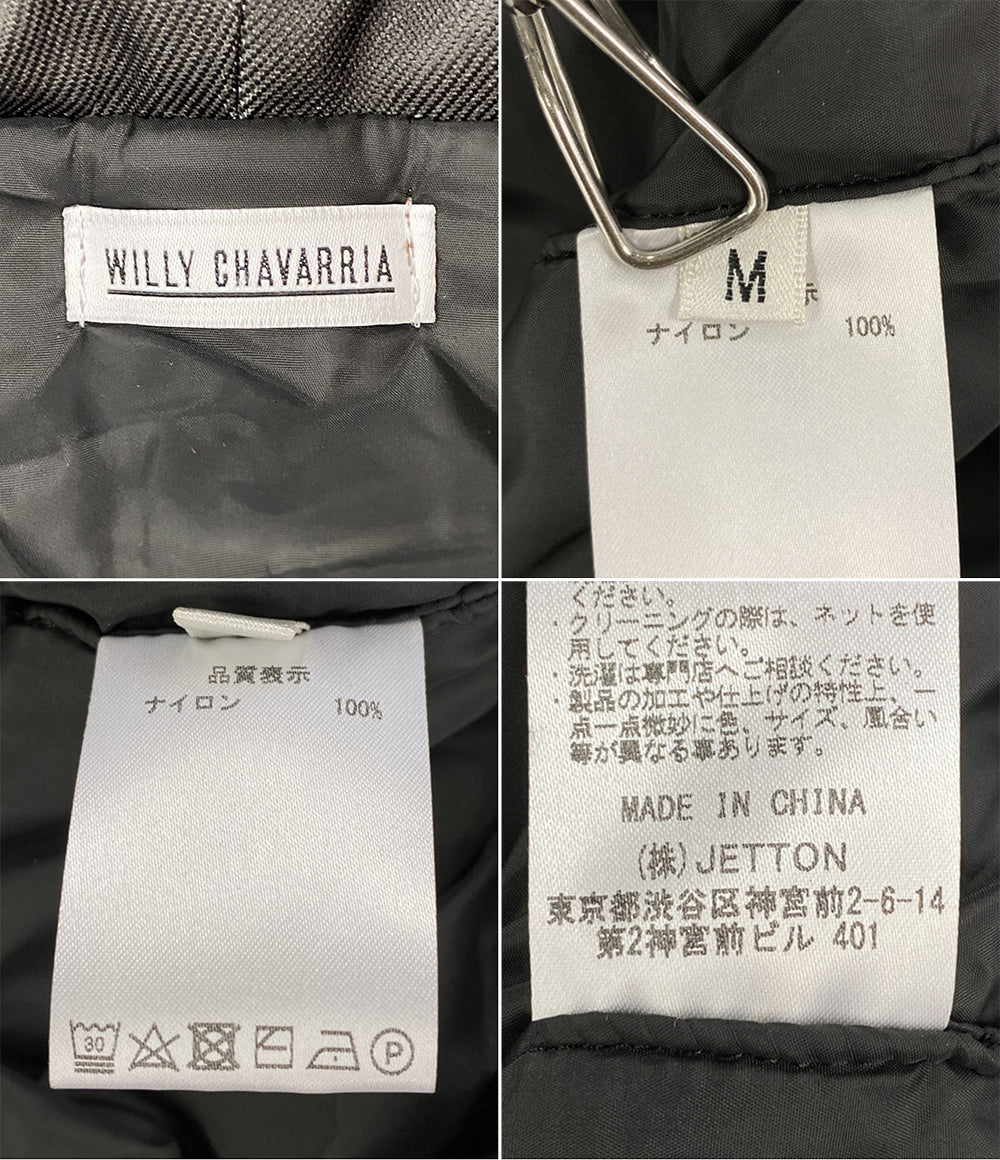 Willy Chavarria ウィリー チャバリア ナイロンフーデッドジップアップジャケット メンズ SIZE M